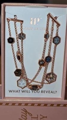 Bomb Party Jewel Candy “Honeycomb Hope” BR53079 - Black Tie Twilight / Rose Gold - Image 1 of 3