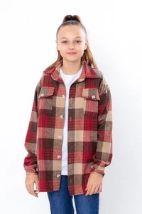 Teen Unisex Flannel Shirt – Soft Plaid Fabric & Button Closure, Any season, ... - Picture 1 of 11