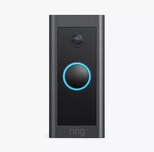Ring Video Doorbell | Black | HD Video | Motion Detection | Wired Installation - Picture 1 of 10