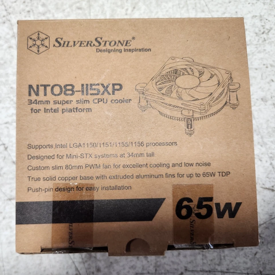 SST NT08-115XP SilverStone CPU Cooler for Intel Platform - Image 1 of 1