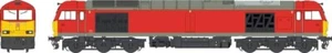 Heljan 6004 - Class 60 Unbranded DB Traffic Red Train O Gauge - C Post - Picture 1 of 10