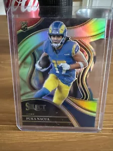 2023 Panini Select Puka Nacua Club Level Red, Yellow And Blue Prizm RC - Picture 1 of 2