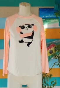 Wonder Nation, Long Sleeve Shirt T-shirt Tee Sleep Blouse Top Panda Pajama - Picture 1 of 12