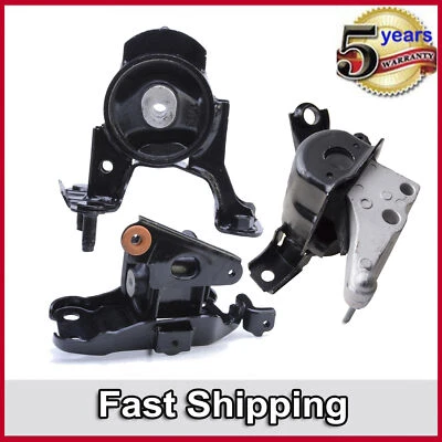 Rear, Front R Engine & Left Trans Mount 3PCS For 13-18 Toyota RAV4 2.5L Gas AWD - Imagem 1 de 4