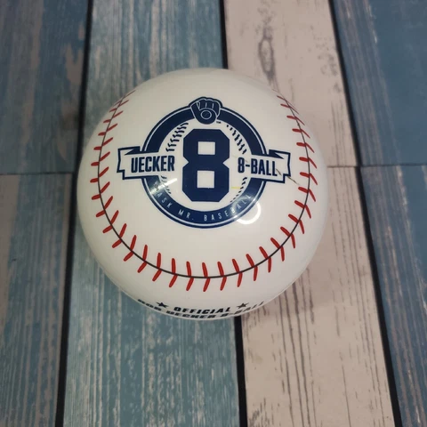 Bob Uecker 8 Ball From 2017 Anniversary MLB Baseball Brewers Stadium Giveaway Cover