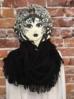 Inc Black Brushed Knit Loop Fashion Soft Infinity Scarf O/s New