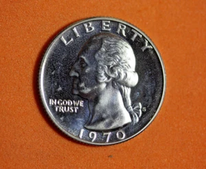 1970-s Proof Washington Quarter #P10438 - Picture 1 of 2