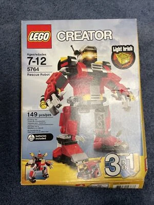 LEGO Creator 3 In 1 5764 Rescue Robot Open Box Sealed Bags New - Image 1 of 4