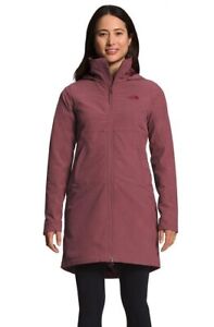 THE NORTH FACE Wild Ginger Mauve SHELBE RASCHEL PARKA WITH HOOD Long Jacket M