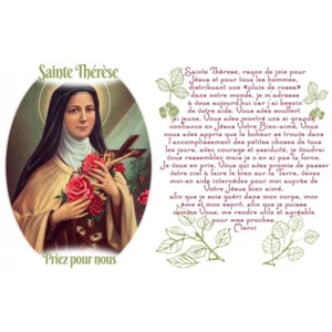 AUTOCOLLANT POUR NEUVAINE - SAINTE THERESE - Imagen 1 de 1
