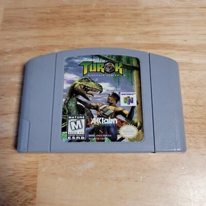 Turok Dinosaur Hunter Nintendo 64 N64, 1997 - Tested - Picture 1 of 2