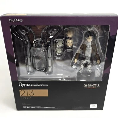 Attack on Titan Levi Ackerman Action Figur - Figma Max Factory - 14 cm