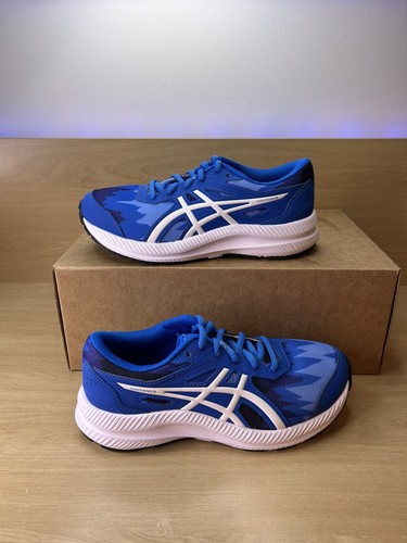Sneaker ASICS ragazzo Contend 8 stampa Gs taglia 5 basse stringate blu donna 6 5