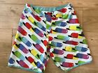 Mens Reversible Quiksilver Happy Pills Surf / Board Shorts (28W) Great Cond