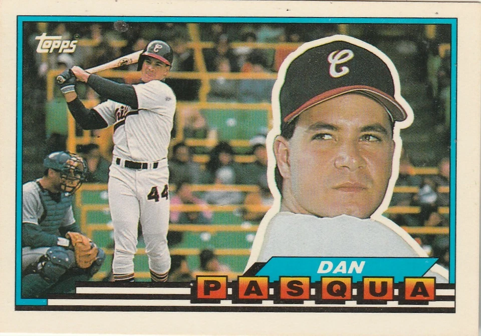 FREE SHIPPING-MINT-1989 Topps Big #44 Dan Pasqua Chicago White Sox +BONUS CARDS - Image 1 of 1