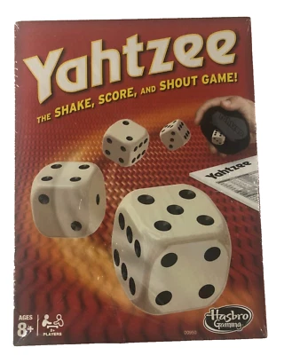 Yahtzee Parker Brothers Hasbro Shake Roll Strategy Family Dice Game NEW - Image 1 of 4