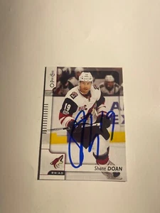 Arizona Coyotes SHANE DOAN Signed Card - Picture 1 of 1