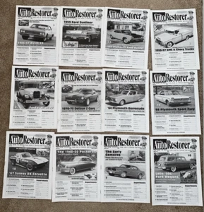 12 Classic Auto Restorer - How To Guide 1 Year 12 Issues 1998 DX Vette Camaro - Picture 1 of 5
