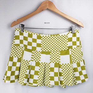 Plissee geometrisch Y2K Retro Micro Minirock, Urban Outfitters [S/M/L] Neu mit Etikett $ 49 - Bild 1 von 8