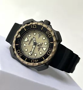 New! Citizen Promaster Diver Watch BN0226-10P Eco Drive Super Titanium Pale Gold - Picture 1 of 9