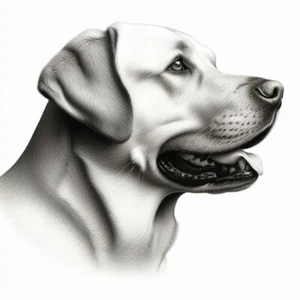 GOLDEN LABRADOR (45) CROSS STITCH PATTERN - Picture 1 of 2