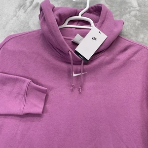 Nike sportswear hoodie Women's large Phoenix Fleece Oversized Loose baggy center - Picture 1 of 15