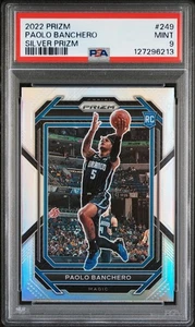 2022 Panini Prizm #249 Paolo Banchero Silver Rookie RC PSA 9 - Picture 1 of 2