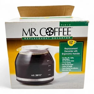Mr. Coffee Replacement 12-Cup Pot Maker White PLD13 Carafe Decanter Glass - Picture 1 of 23