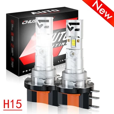 Para Mercedes Benz GLA45 AMG 2015-2016 2X H15 LED Faros de haz alto Bombillas DRL Foto 1 de 4