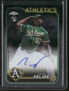 2024 Topps Chrome #RA-AF Angel Felipe Rookie Autographs - Picture 1 of 2
