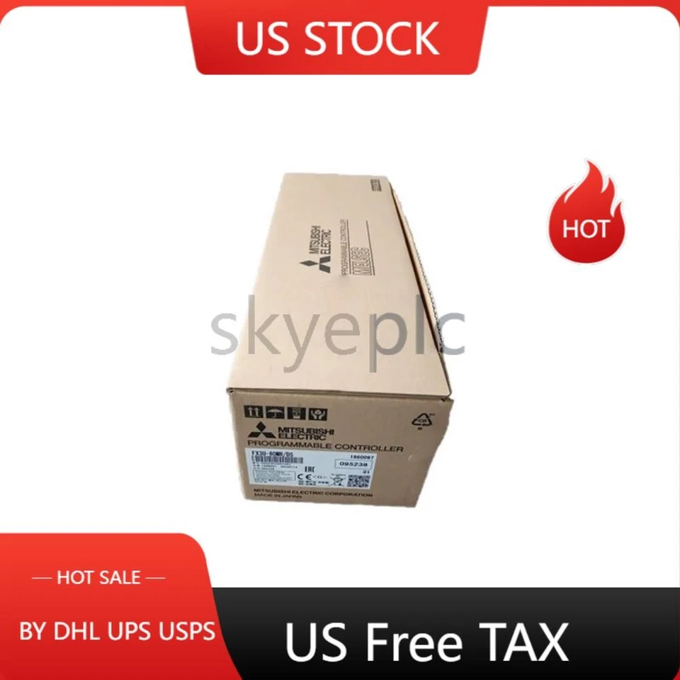 1PC New Mitsubishi FX3U-80MR-DS Programmable Controller FX3U-80MR/DS Fast Ship - Image 1 of 4
