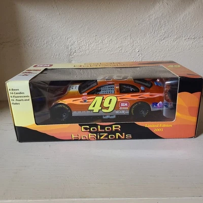 2003 Ken Schrader #49  SEM Color Horizons Dodge 1:24 Scale NASCAR Diecast Car - Image 1 of 4