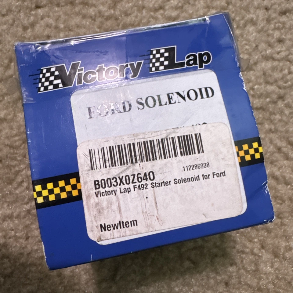 Solenoide de arranque Wells F492 Heavy Duty 12 V NUEVO 85-94 FORD 89-94 CAMIONETAS FORD Foto 1 de 4