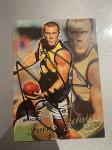 Signed 2000 West Coast Eagles AFL Select Card - Fraser Gehrig - Foto 1 di 2