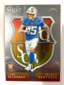 Cargadores Ladd McConkey (RC) #16 Los Angeles 2024 certificados Panini Select - Imagen 1 de 2