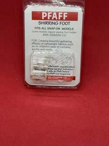 Pfaff Shirting Foot For Sewing Machine Clear NOS FREE SHIPPING - Picture 1 of 3