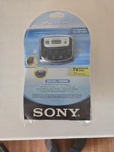 Sony Walkman SRF-M37V Digital Tuning AM/FM/TV/Weather Radio-NOS Sealed SEE DESC - Picture 1 of 10