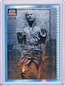 2023 Topps Star Wars Galaxy He's All yours, Bounty Hunter Refractor /75 #73 - Picture 1 of 2