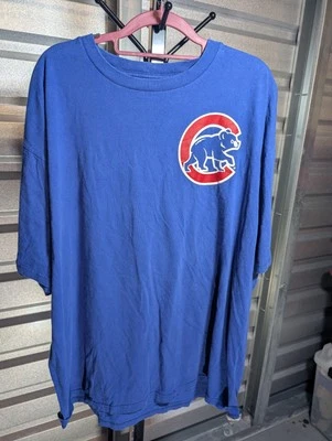 Majestic Chicago Cubs Big Cub Logo Alfonso Soriano #12 Shirt Mens 2XL - Image 1 of 3