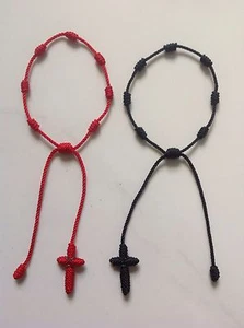 2 Decenario Knotted Rosary Stylish Pulseras Trendy Celebrity Bracelet - Bild 1 von 2