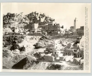 Ciudad de CHENINI en territorio clave para las fuerzas aliadas TÚNEZ SEGUNDA GUERRA MUNDIAL 1942 foto de prensa - Imagen 1 de 2
