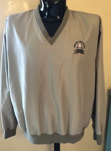 Men's TOMMY HILFIGER GOLF Pullover V-Neck Windbreaker Jacket Mesk Lined GGC - Picture 1 of 6