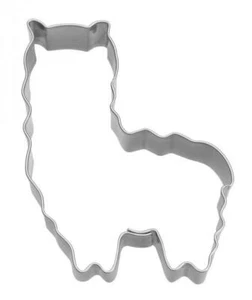 Molde de corte alpaca ciudad galletas hornear galletas lama peruano animal lana - Imagen 1 de 4