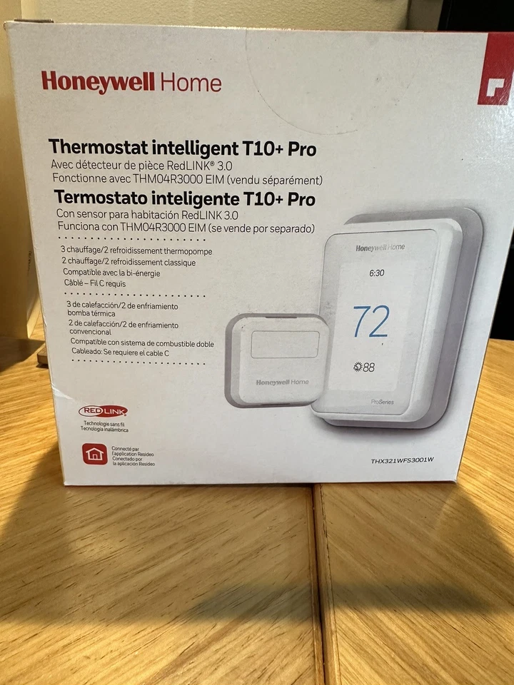 Honeywell T10 Pro Smart Programmable Thermostat RedLink Sensor (THX321WF) - Image 1 of 1