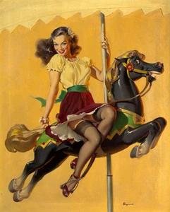 Vintage Pin Up 11 x 14" Photo Print - Picture 1 of 1