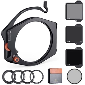 K&F Concept X PRO Filter Holder System 95mm CPL+ Square ND1000 Filter+ND8+ND64 - Picture 1 of 12