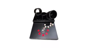 Mentirosaa Spanish Poker Luxury Premium Leather Dice Game Set. Liar Cubilete Set - Picture 1 of 5