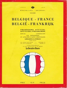 World Cup 1966: Belgium v France in Qualifying compt, December 1964 - Picture 1 of 1