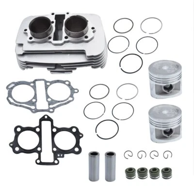 Conjunto de cilindro de motor para Honda Rebel 250 CMX250 junta de pistón de repuesto Foto 1 de 4