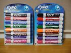 EXPO Dry Erase Markers Low Odor Chisel Tip - Assorted Colors - 8 Count - NEW TWO